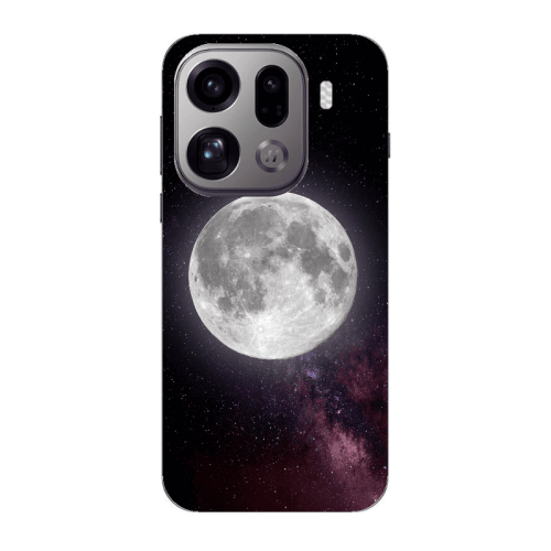 Oppo Find X9 Pro Moon and stars Transparent Silicone TPU Θήκη