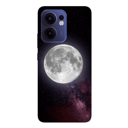 Oppo Reno13 FS Moon and stars Transparent Silicone TPU Θήκη