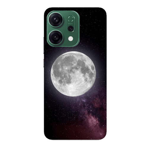Oppo RENO 14 Moon and stars Transparent Silicone TPU Θήκη