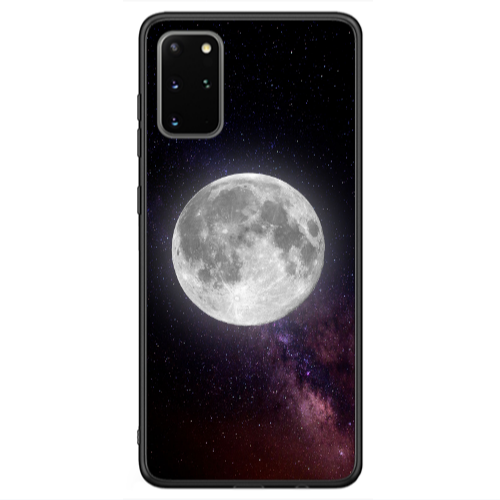 Samsung S20 FE Moon and stars Black Glossy Θήκη