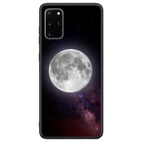 Samsung S20 Plus Moon and stars Black Glossy Θήκη