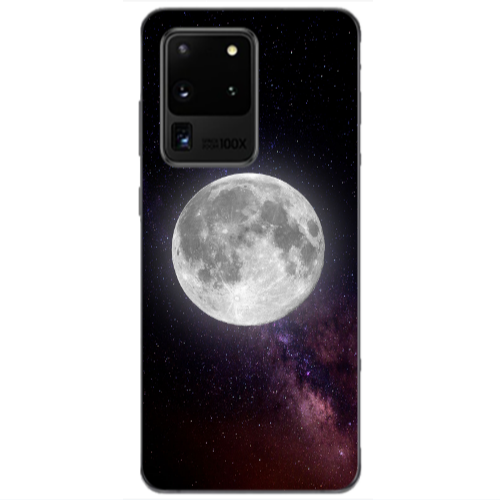 Samsung S20 Ultra Moon and stars Transparent Silicone TPU Θήκη