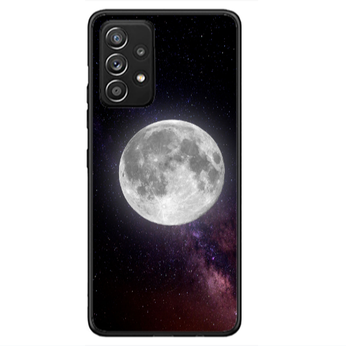 Samsung A53 Moon and stars Black Glossy Θήκη