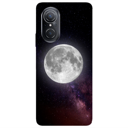 Huawei Nova 9 SE Moon and stars Transparent Silicone TPU Θήκη