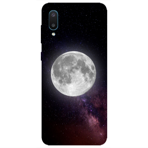 Samsung A02 Moon and stars Transparent Silicone TPU Θήκη