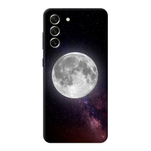 Samsung S21 PLUS Moon and stars Transparent Silicone TPU Θήκη