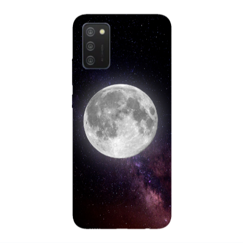 Samsung A03S Moon and stars Transparent Silicone TPU Θήκη