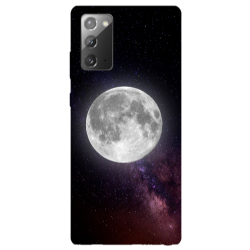 Samsung Note 20 Moon and stars Transparent Silicone TPU Θήκη