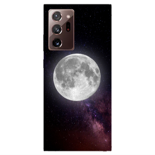 Samsung Note 20 Ultra Moon and stars Transparent Silicone TPU Θήκη