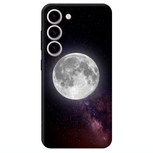 Samsung S23 Plus Moon and stars Transparent Silicone TPU Θήκη