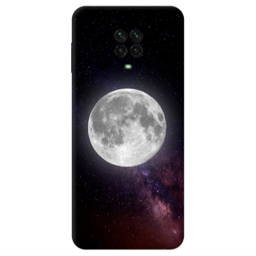 Xiaomi Redmi Note 9S Moon and stars Transparent Silicone TPU Θήκη