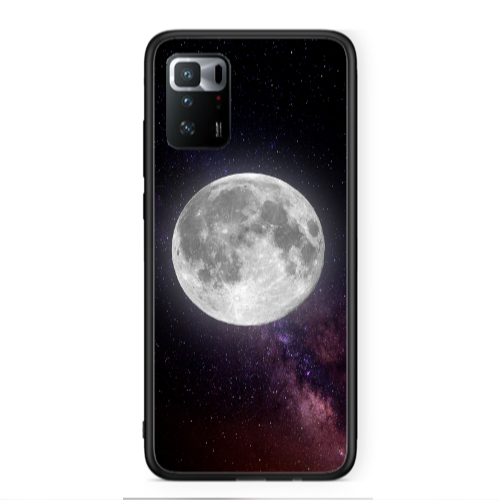 Xiaomi Poco X3 GT Moon and stars Black Glossy Θήκη