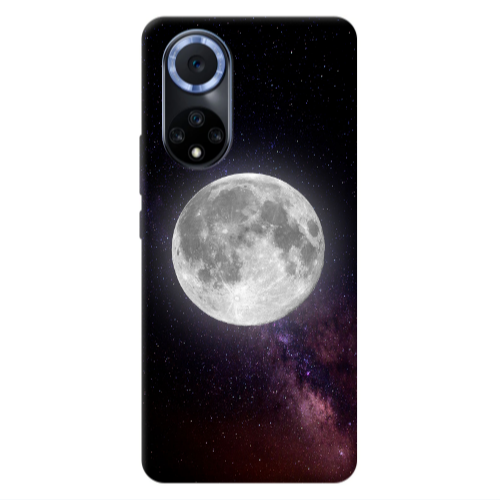 Huawei Nova 9 Moon and stars Transparent Silicone TPU Θήκη