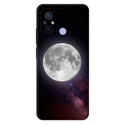 Xiaomi Redmi 12C Moon and stars Transparent Silicone TPU Θήκη