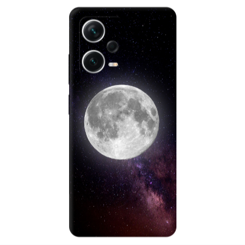 Xiaomi Redmi Note 12 5G Moon and stars Transparent Silicone TPU Θήκη