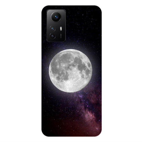 Xiaomi Redmi Note 12s Moon and stars Transparent Silicone TPU Θήκη