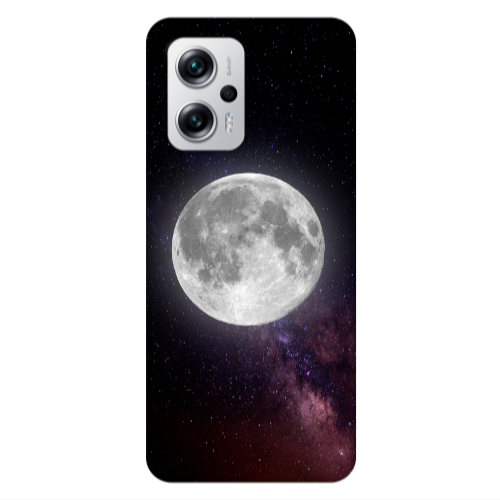Xiaomi Poco X4 GT Moon and stars Transparent Silicone TPU Θήκη