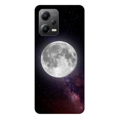 Xiaomi Poco X5 Moon and stars Transparent Silicone TPU Θήκη