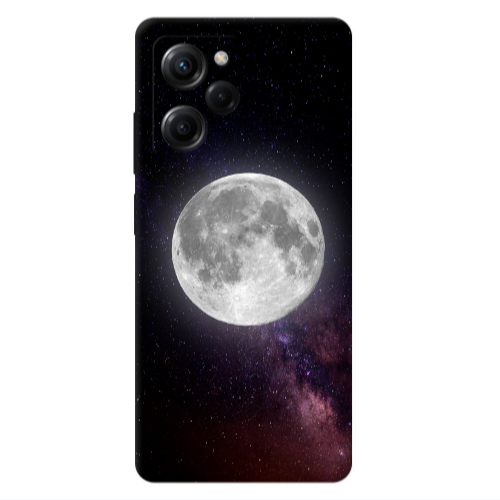 Xiaomi Poco X5 Pro Moon and stars Transparent Silicone TPU Θήκη
