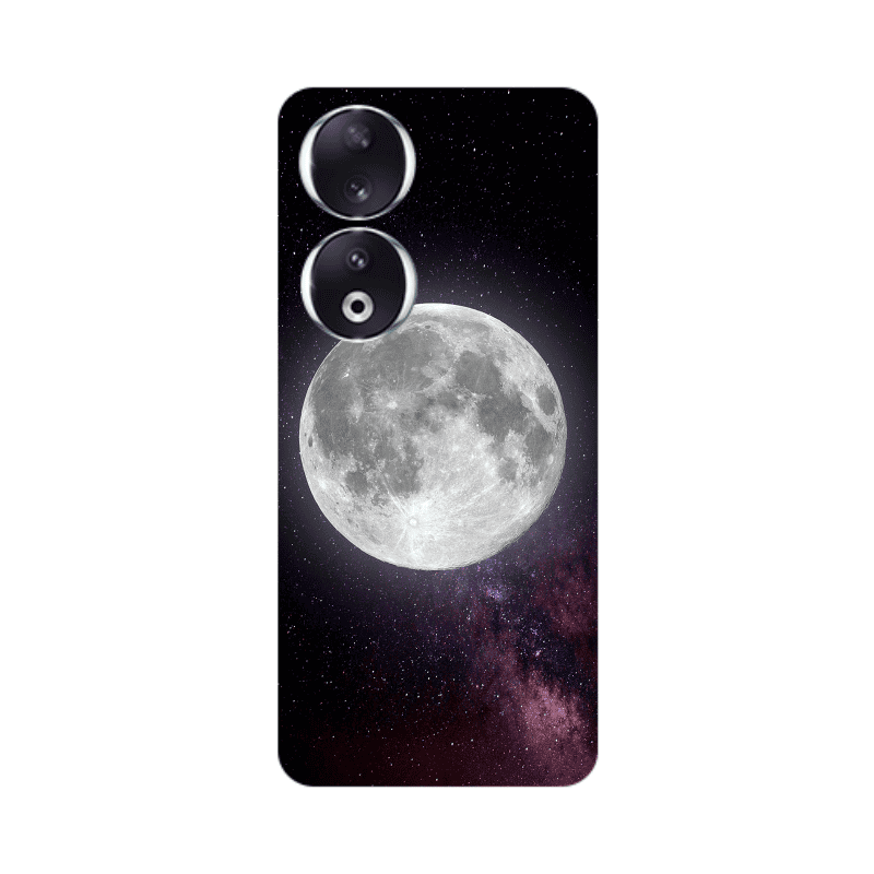 Honor 90 5G Moon and stars Transparent Silicone TPU Θήκη