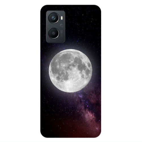 Oppo A 96 Moon and stars Transparent Silicone TPU Θήκη