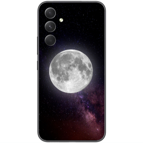 Samsung  Galaxy A05s Moon and stars Transparent Silicone TPU Θήκη