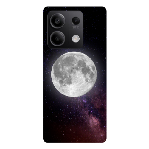 Xiaomi Redmi Note 13 5G Moon and stars Transparent Silicone TPU Θήκη