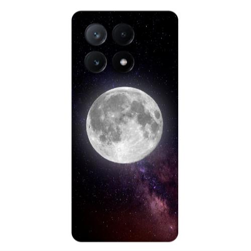 Xiaomi Poco X6Pro 5G Moon and stars Transparent Silicone TPU Θήκη