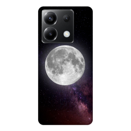 Xiaomi Poco X6 5G Moon and stars Transparent Silicone TPU Θήκη
