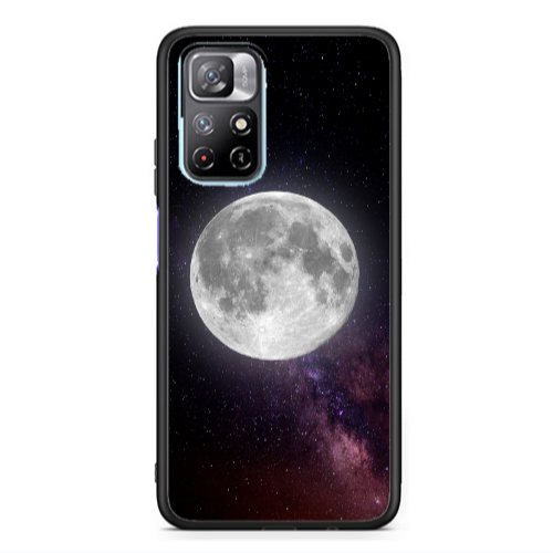 Xiaomi Poco M4 Pro 5G Moon and stars Black Glossy Θήκη