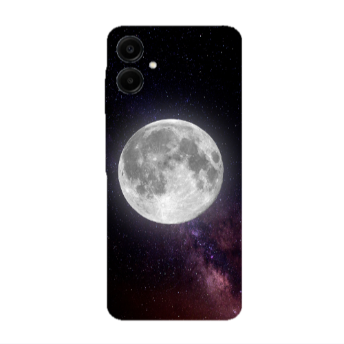 Samsung A06 Moon and stars Transparent Silicone TPU Θήκη