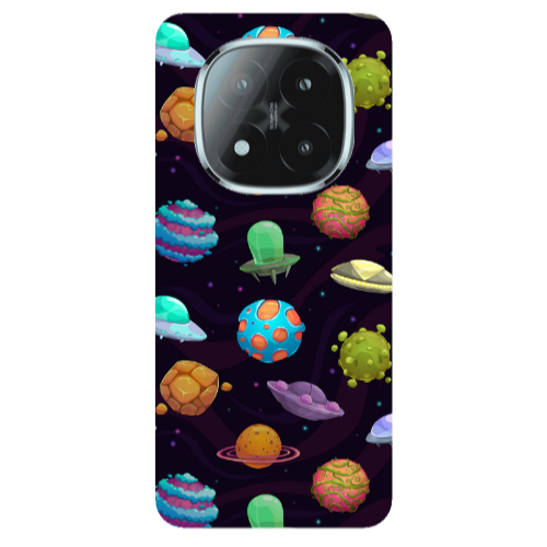 Xiaomi Redmi Note 14 Pro + 5g Spacecraft Transparent Silicone TPU Θήκη