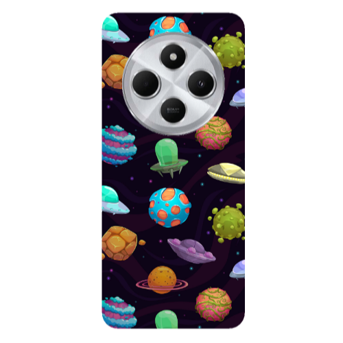 Xiaomi Redmi 14c Spacecraft Transparent Silicone TPU Θήκη