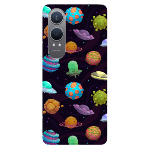 Oneplus Nord Ce 4 lite Spacecraft Transparent Silicone TPU Θήκη