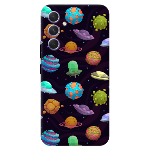 Samsung A36 Spacecraft Transparent Silicone TPU Θήκη