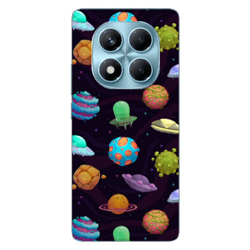Xiaomi Redmi Note 14 Pro Spacecraft Transparent Silicone TPU Θήκη