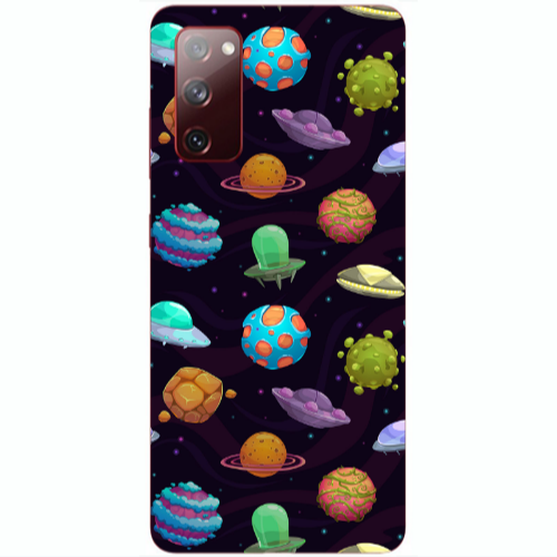 Samsung S20 FE Spacecraft Transparent Silicone TPU Θήκη