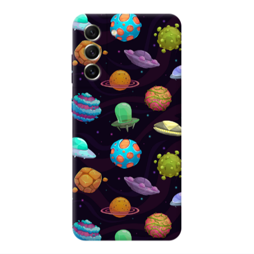 Samsung S22 Plus Spacecraft Transparent Silicone TPU Θήκη