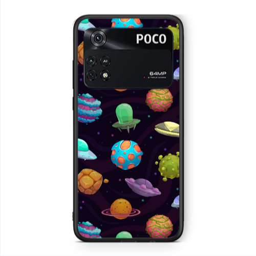 Xiaomi Poco M4 Pro 4G Spacecraft Black Glossy Θήκη