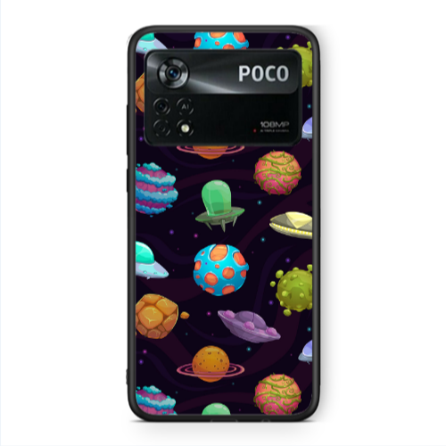 Xiaomi Poco X4 Pro Spacecraft Black Glossy Θήκη