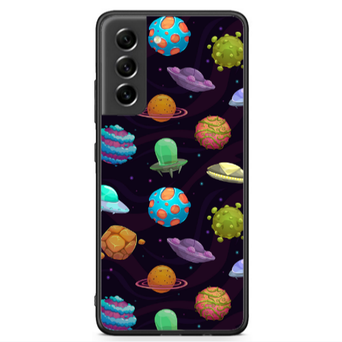 Samsung S21 FE Spacecraft Black Glossy Θήκη