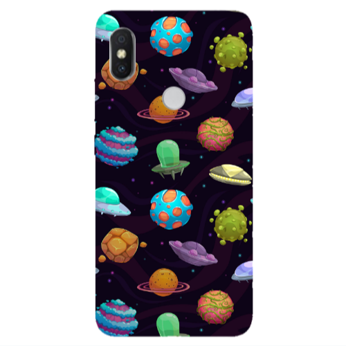 Xiaomi Redmi S2 Spacecraft Transparent Silicone TPU Θήκη