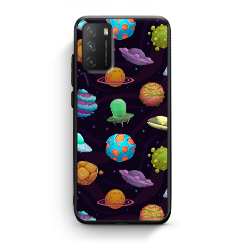 Xiaomi Poco M3 Spacecraft Black Glossy Θήκη