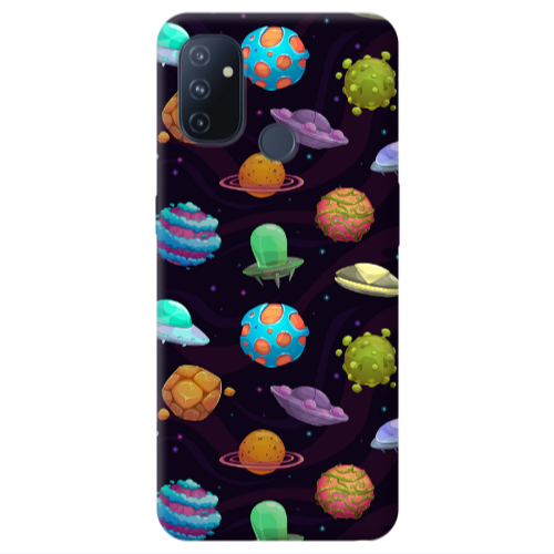 Oneplus Nord 100 Spacecraft Transparent Silicone TPU Θήκη