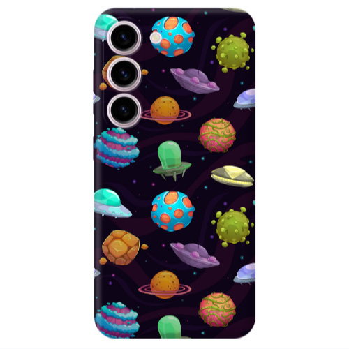 Samsung S23 Plus Spacecraft Transparent Silicone TPU Θήκη