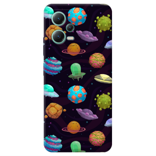 Xiaomi Redmi Note 12 Pro 5G Spacecraft Transparent Silicone TPU Θήκη
