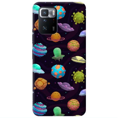 Xiaomi Poco X3 GT Spacecraft Transparent Silicone TPU Θήκη
