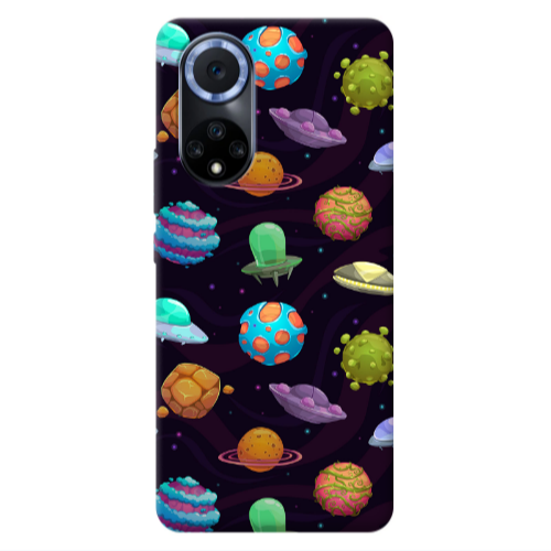 Huawei Nova 9 Spacecraft Transparent Silicone TPU Θήκη