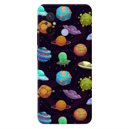 Xiaomi Redmi 12C Spacecraft Transparent Silicone TPU Θήκη