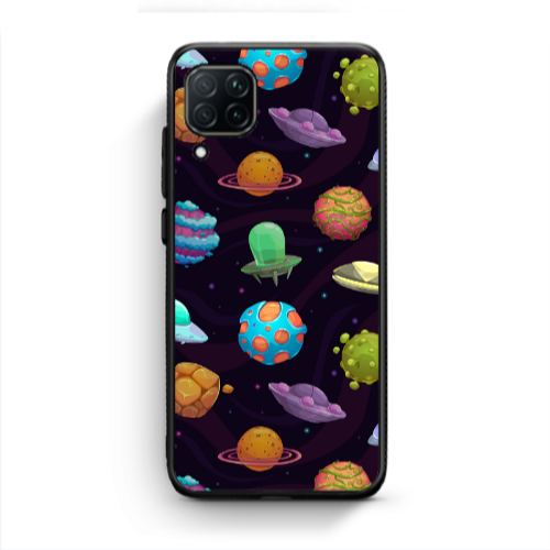 Huawei P40 Lite Spacecraft Black Glossy Θήκη